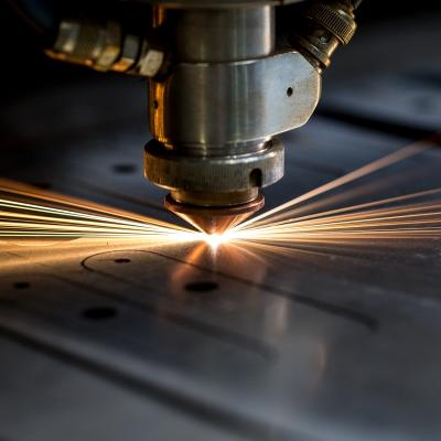 Laser Cutting with sparks